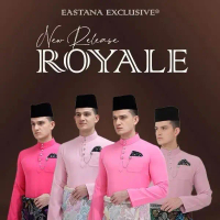 BAJU MELAYU ROYALE BUY 1 FREE 1 BY EASTANA EXCLUSIVE (PINK EDITION)