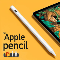 For Apple Pencil Palm Rejection Power Display iPad Tablet Pen For iPad Air Pro Mini 2023 2022 2021 2020 2019 2018 Stylus Pen