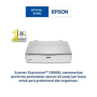 Scanner Epson Expression 13000XL Foto Flatbed A3 Resolusi 2.400 dpi 3,8 Dmax Deep colour 48-bit