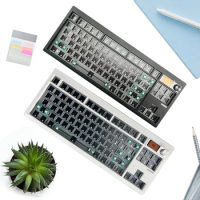 GMK87 Mechanical Keyboard Kit Gaming Keyboard With Knob&amp;screen Computer Keyboard Bluetooth-Compatible/2.4Ghz/ Type-C for Win/Mac