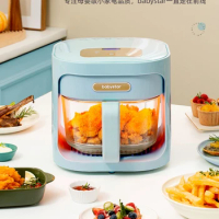 Hxl Air Fryer Large Capacity Oven Transparent Electric Fryer Visualization Speed Fryer