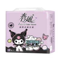 【春風】Kuromi 抽取式衛生紙柔韌細緻 110抽x10包x2串