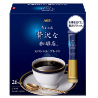 味之素 - AGF 微奢華咖啡店（藍盒）特別調配即溶黑咖啡隨身包2G X26入 【平行進口】最佳食用期限：2028年1月31日