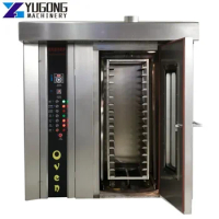YG Professional Hot Commercial Oven Bread Rotary Oven 16 32 64 Trays Rotary Oven for Bread Biscuit Cookie Gas Electric Equipment
