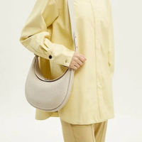 Songmont Crescent Half Moon Luna Designer Bag for Womens Fashion Handbag Mens  Travel Clutch Bag Cross Body Totes Genuine Leather Even Shoulder Bags