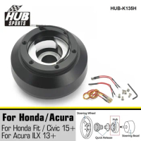 Hubsport Aluminum Racing Steering Wheel Short Hub Kit Adapter Boss Kit For Honda Fit / Civic 15+ HUB-K135H