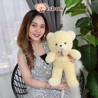ISTANA BONEKA Beruang Chipper Bear 16inci Kecil Karakter Hewan Lucu Bulu Halus Cocok Untuk Hadiah Sp
