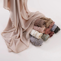 Tudung Rantai Logam, Warna Pepejal, Tudung Tudung, Tudung Hijab, Baju Kurung, Ketibaan Baru, sasa202