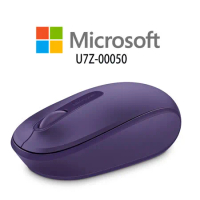 【Microsoft 微軟】無線行動滑鼠1850 - 迷炫紫 (U7Z-00050)
