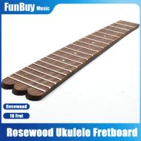 23 Inch Ukulele Concert Rosewood Fretboard Ukelele Fingerboard 18 Frets Fish Tail
