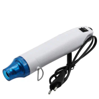 220V Heat Gun EU Plug DIY Heat Gun Electric Power Tool Phone Hair Dryer Soldering Supporting Seat Shrink Plastic Air Heat Gun