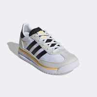 【adidas 愛迪達】童鞋 SL 72 RS C 中童 米白 黑 黃 復古 厚底 休閒鞋 愛迪達(IH2981)