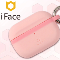 【iFace】AirPods 3 專用 Grip On 簡約抗衝擊保護殼(粉紅色)