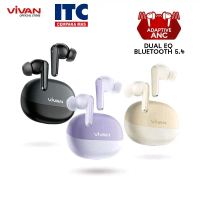 TWS Earphone Earbuds Bluetooth ANC Vivan Infinity GT5 Original Bergaransi