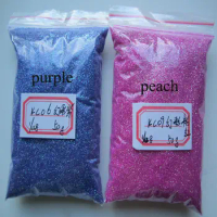50G variegated peach and 50g variegated purple glitter powder flash powder, shiny metal sheets,Nail decoration, paint coating