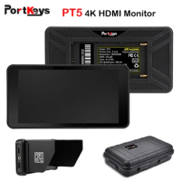 PORTKEYS PT5 4K Monitor Ultra-thin 5 Inch IPS Monitor 3D LUT Touch Screen IPS FHD 1920x1080 Video Camera VS FEELWORLD F6 PLUS