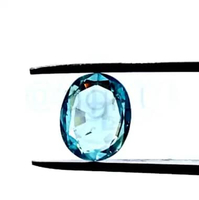 Batu Mulia Natural Blue Zircon Asli Alam 4