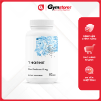 Viên uống hỗ trợ sức khỏe Thorne Zinc Picolinate 15mg,30mg loại 60 Capsules | Made in USA | GYMSTORE