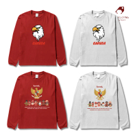 [HUT RI] Baju Kaos Lengan Panjang GARUDA PANCASILA PREMIUM 30S