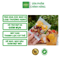 30 Gói Trà hoa cúc ngũ vị Thảo dược xanh số 1 JINDO thượng hạng tác dụng giúp đẹp da, tốt cho sức kh
