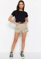Trendyol Cargo Denim Shorts