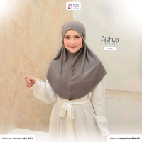 Hijab Aishwa Non Pad Kaos PE size Xs by Azkia Hijab ORI | Hijab Kaos Non Pad Premium | Hijab Non Pad