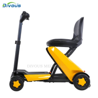 Mobility Scooter For Adult 4 Wheels Automatic Atto One Step Folding Light Weight Electric Tricycle Elderly Scooter For Elderly