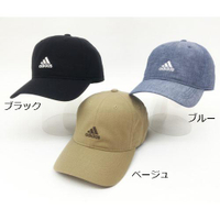 大賀屋 adidas 棒球帽 白 logo 淺藍 黑色 帽子 愛迪達 老帽 日貨 正版 授權 J00030263-64