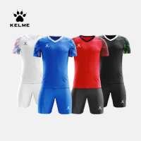 KELME Official Authentic Team Football Uniform Suit 2023 New Custom Game Training Jersey 9251ZB1001