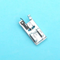 Overlock Overedge Overcasting Sewing Machine Presser Rolled Hem Foot Tool For Low Shank Snap-On Singer, Brother