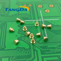Tangda DHL/EMS D2*2.5mm 1000PCS pogo pin connector Mobiles Battery spring 1P Thimble Surface Mount SMD gold plate 1u" 1.2A