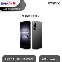 HP INFINIX HOT 70 6/128 | 8/128 | 6/256 NFC GARANSI RESMI INFINIX INDONESIA 6/128GB Hitam