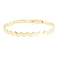 Mavis Hare Wave Bangle Stainless Steel Adjustable Bracelet Bangle beach accessories as Summer Jewelry