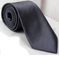 【拉福】防水領帶6cm中窄版領帶拉鍊領帶(深灰)