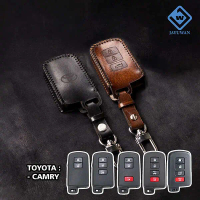 Jayuwan Kreatif - Cover Keyless Kulit Asli Handmade Sarung Kunci Original Leather Mobil Toyota Camry