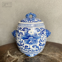 青花瓷罐 茶葉罐 收藏 擺飾 居家裝飾