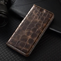 Magnet Genuine Leather Skin Flip Wallet Phone Case Book Cover On For One Plus Oneplus 9 10 Pro 11 11R 12 12r Global Oneplus12 r