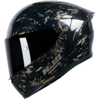 TERLARIS NJS ZX-1R CARBON FORGED GLOSS/DOFF HELM FULL FACE