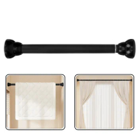 Multipurpose No Drilling Multipurpose Tension Adjustable Free Punching Shower Curtain Pole Extendable Pole Curtain Rod