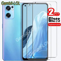 For OPPO Reno7 5G Global CPH2371 Tempered Glass Protective On Reno 7 7SE PFCM00 6.43Inch Screen Protector SmartPhone Cover Film
