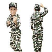 Halloween Children Military Professional Experience Costume Children Camouflage Costume Children Mil