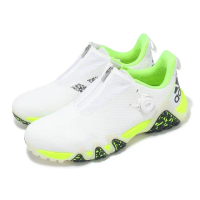 【adidas 愛迪達】高爾夫球鞋 Codechaos 22 Boa 男鞋 快速繫帶 防潑水 高球 白 黑 螢光黃 愛迪達(IF1042)