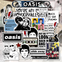 OASIS Band Sticker Pack | Stiker Anti Luntur Tahan Air | Sticker Aesthetic