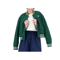【NEW BALANCE】女款 綠色 休閒 日常 冬季 寬鬆 夾克 棒球外套 WJ41509NWG