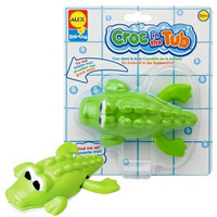 【美國ALEX】兒童洗澡玩具 848愛洗澡的龍蝦 849愛洗澡的鱷魚 /個