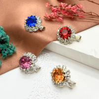 New Mini Crystal Brooch Hijab Turkey Made in Turkey