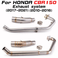 For Honda CBR150 CBR150R CB150R CB 150 R CBR 150 Motorcycle Exhaust System Escape Modified Front Middle Link Pipe Connection