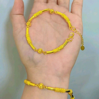 gelang bambu 4 pjg 18cm import Kuning Kuning