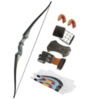 20-60 Pounds takedown Bow And Arrow Multi-Pound Black Hunter Longbow Split Bow And Arrow Archery Traditional Hunting Bow