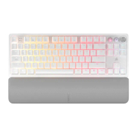 【CORSAIR 海盜船】K70 PRO磁軸RGB TKL 有線鍵盤(白色/英文)